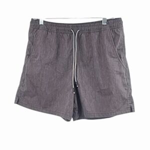 Athleta Marin 5" Board Short - Charcoal Micro-Stripe (Size M)